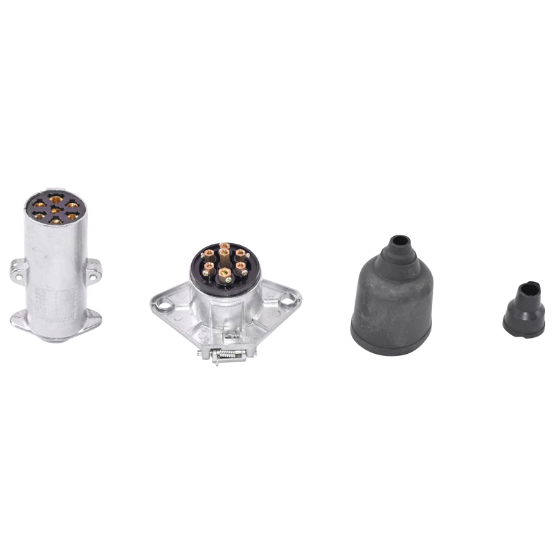 Fisa cu priza 24V pentru remorca (metal 6+1 P) - imagine 2