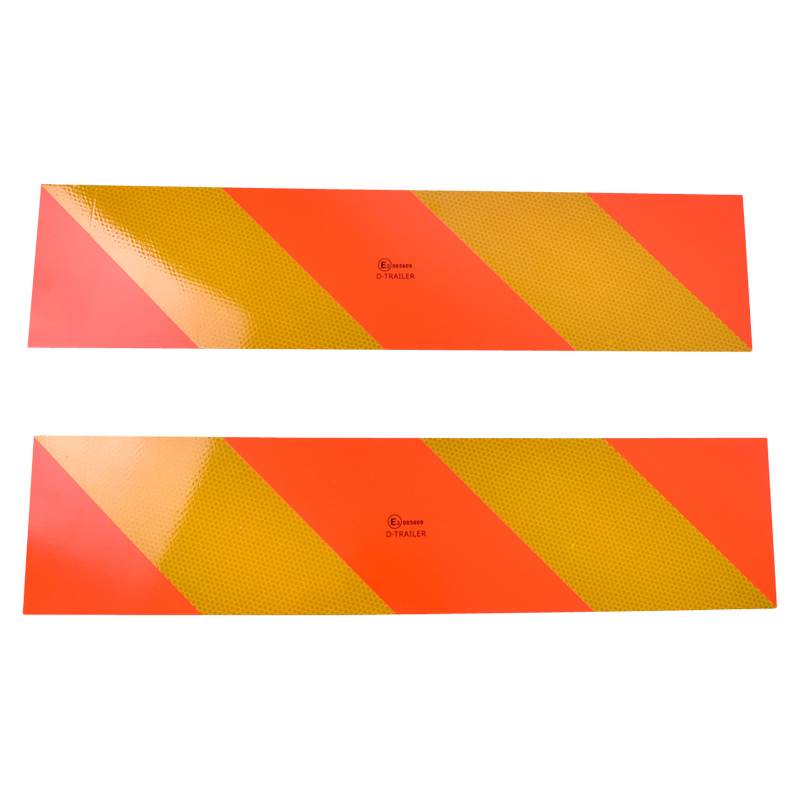 Set tabla reflectorizanta dungata pentru cap tractor - imagine 3