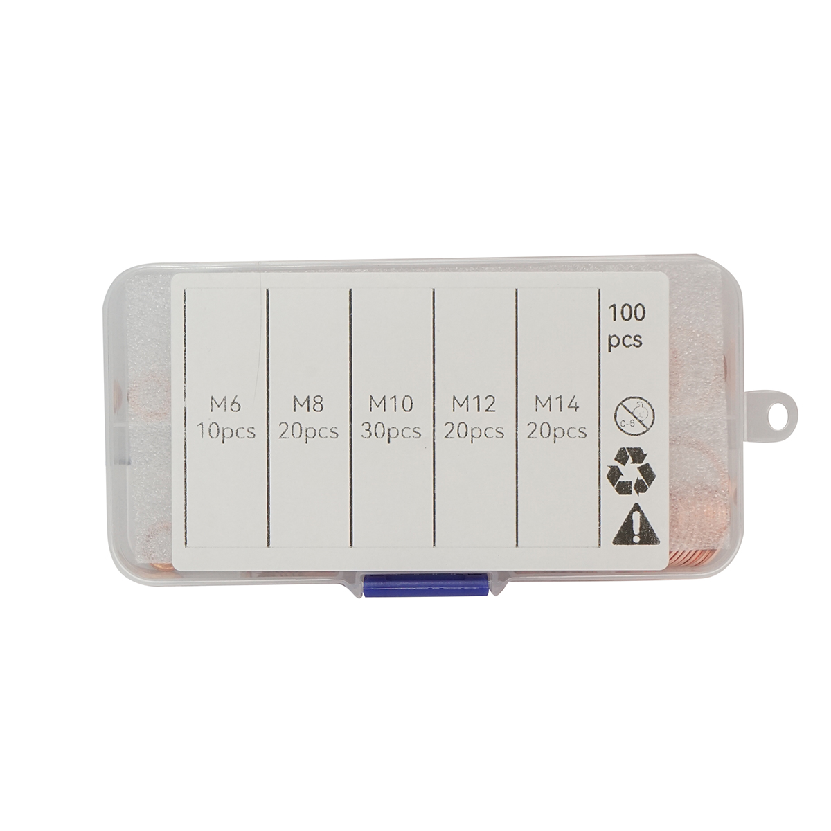Trusa saibe cupru M6-M14 100 piese Breckner Germany - imagine 3