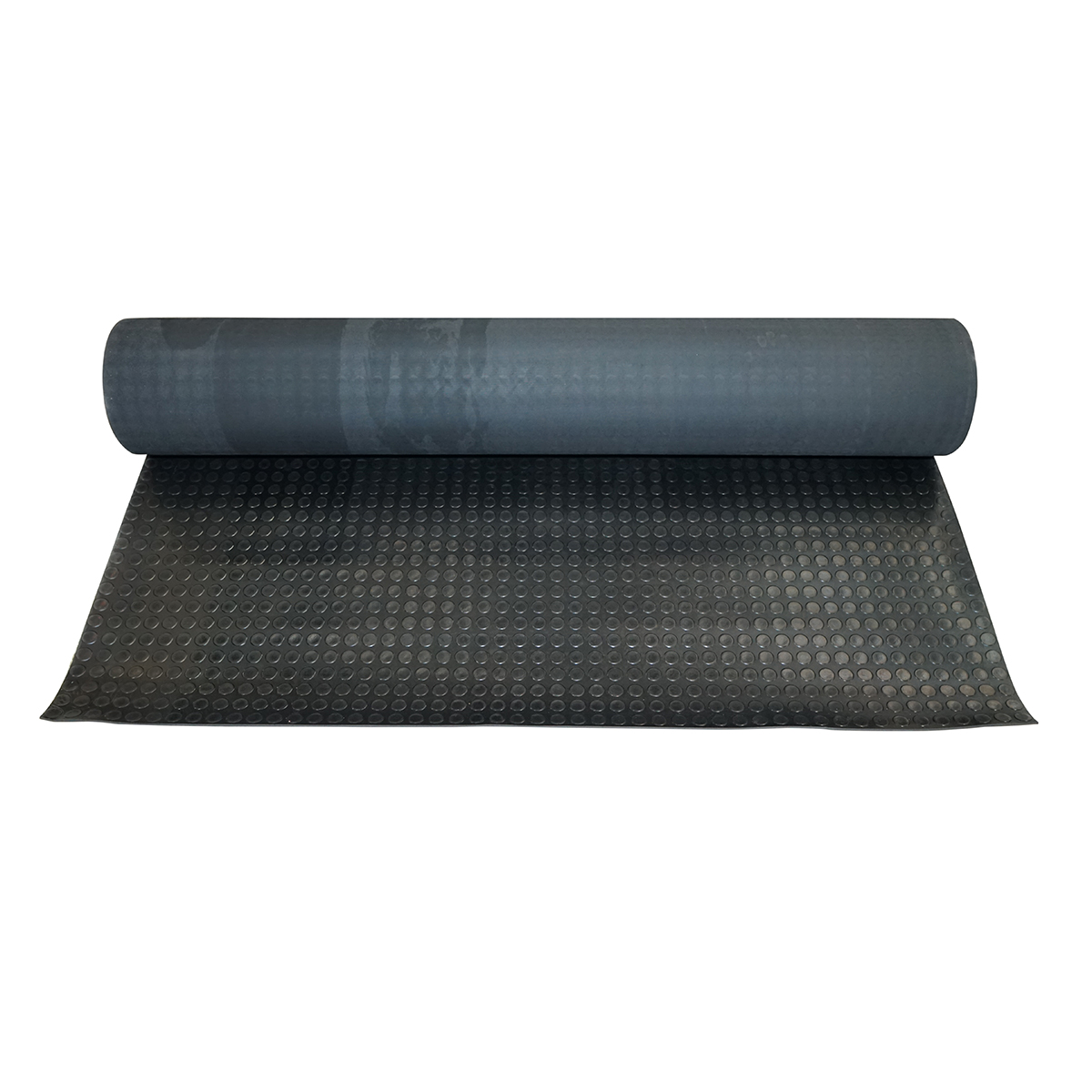 Covor cauciuc SBR+NR fara insertie textila si cu striatie 5x1200x10000mm L=10m; l=1,2m; G=5mm