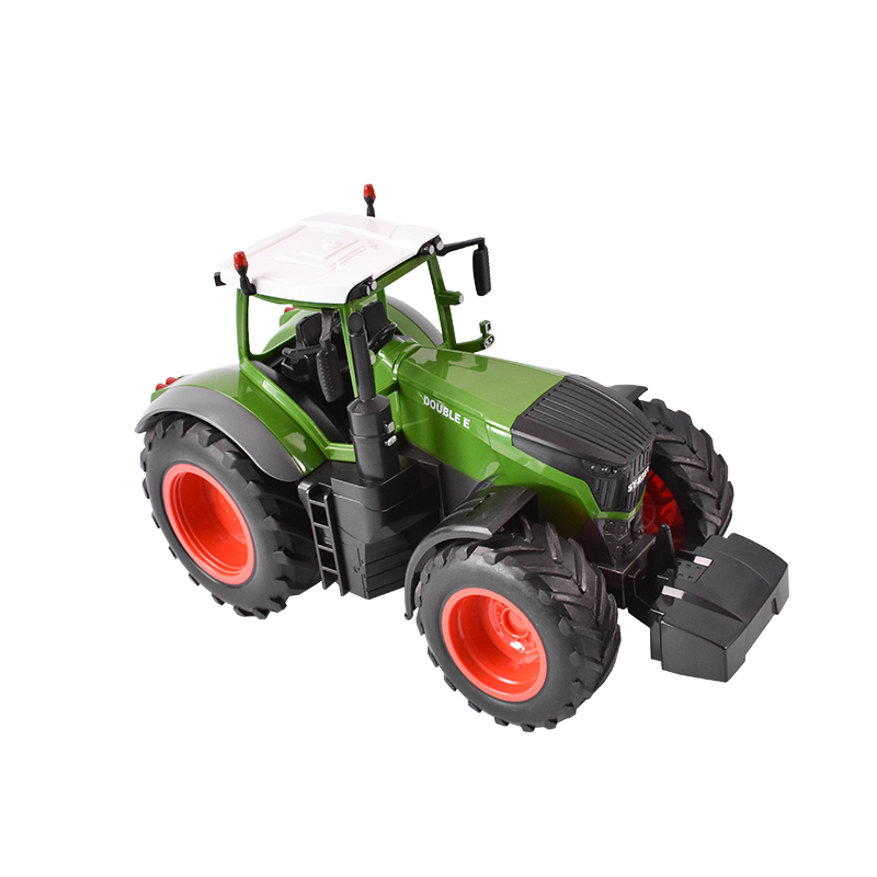 Jucarie tractor cu telecomanda doubleE RC 1:16 2.4 Ghz, lumini, sunete 25m raza de actiune 2.16 km/h viteza - imagine 6