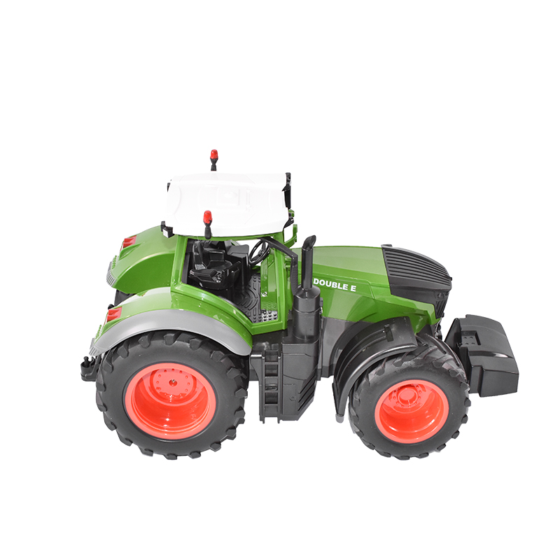 Jucarie tractor cu telecomanda doubleE RC 1:16 2.4 Ghz, lumini, sunete 25m raza de actiune 2.16 km/h viteza - imagine 5
