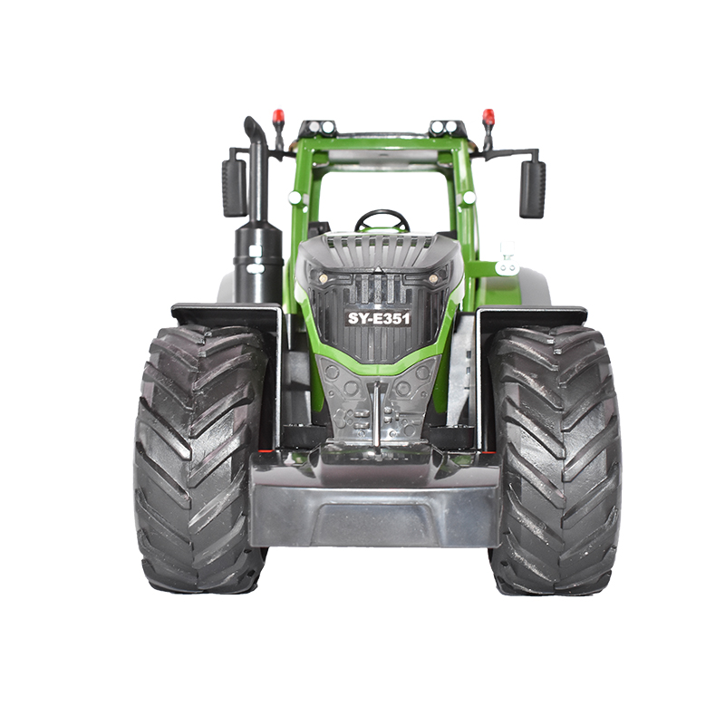 Jucarie tractor cu telecomanda doubleE RC 1:16 2.4 Ghz, lumini, sunete 25m raza de actiune 2.16 km/h viteza - imagine 7