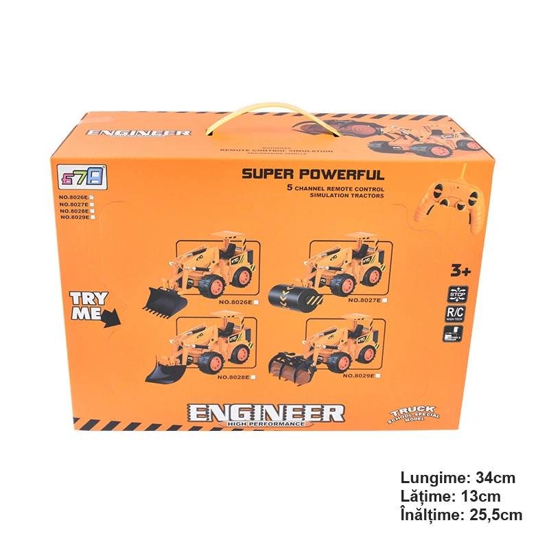 Jucarie Incarcator frontal cu telecomanda 678