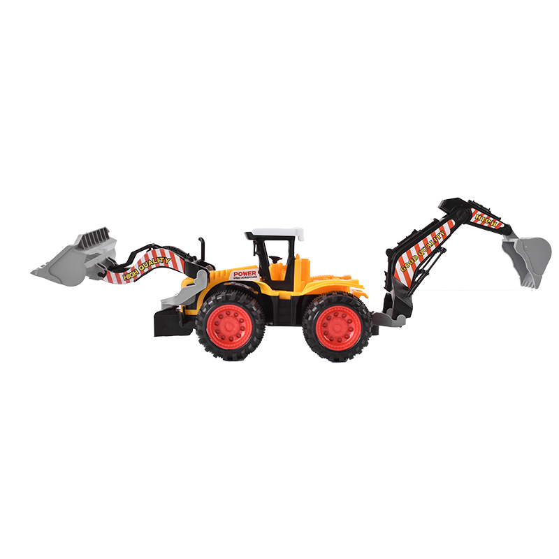 Jucarie Incarcator frontal cu brat excavator spate - imagine 10