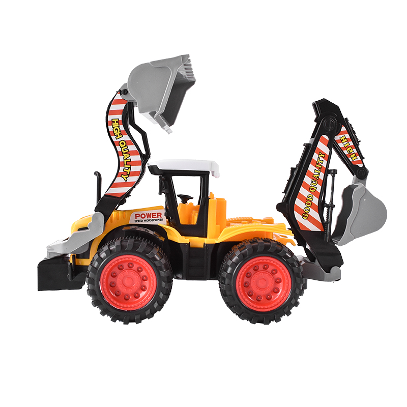 Jucarie Incarcator frontal cu brat excavator spate - imagine 11