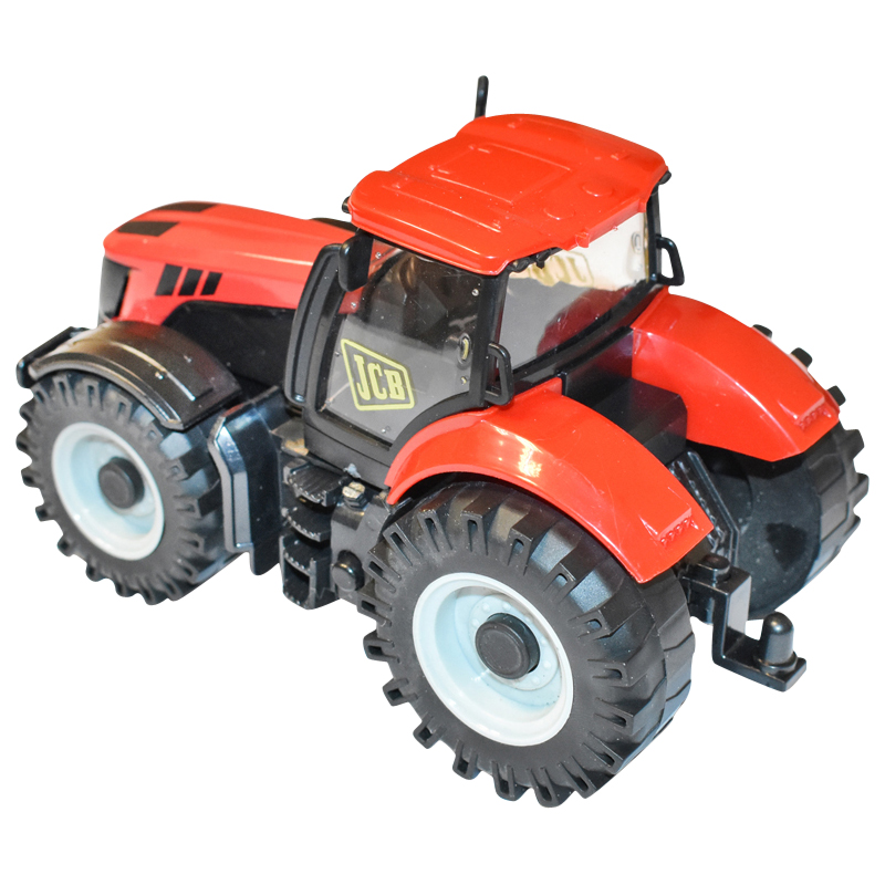 Tractor JCB rosu jucarie - imagine 5