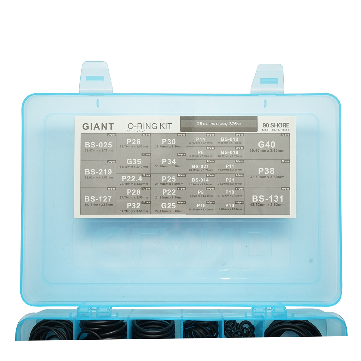 Trusa O-ring Daewoo Volvo Doosan 376 piese - imagine 4