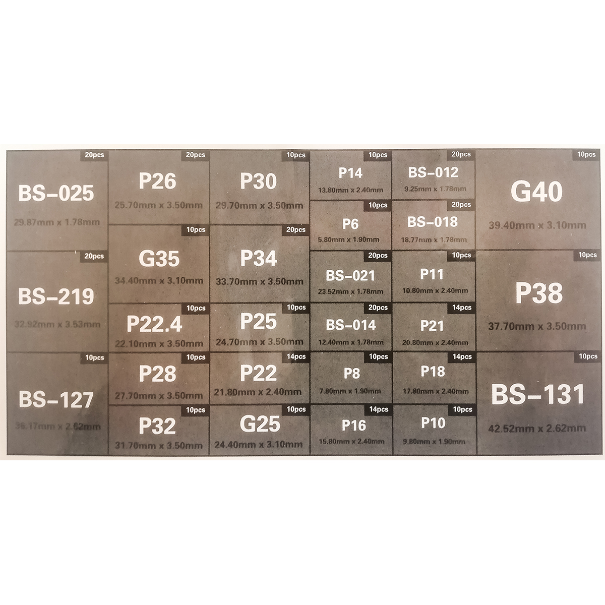 Trusa O-ring Hyundai 376 piese - imagine 4