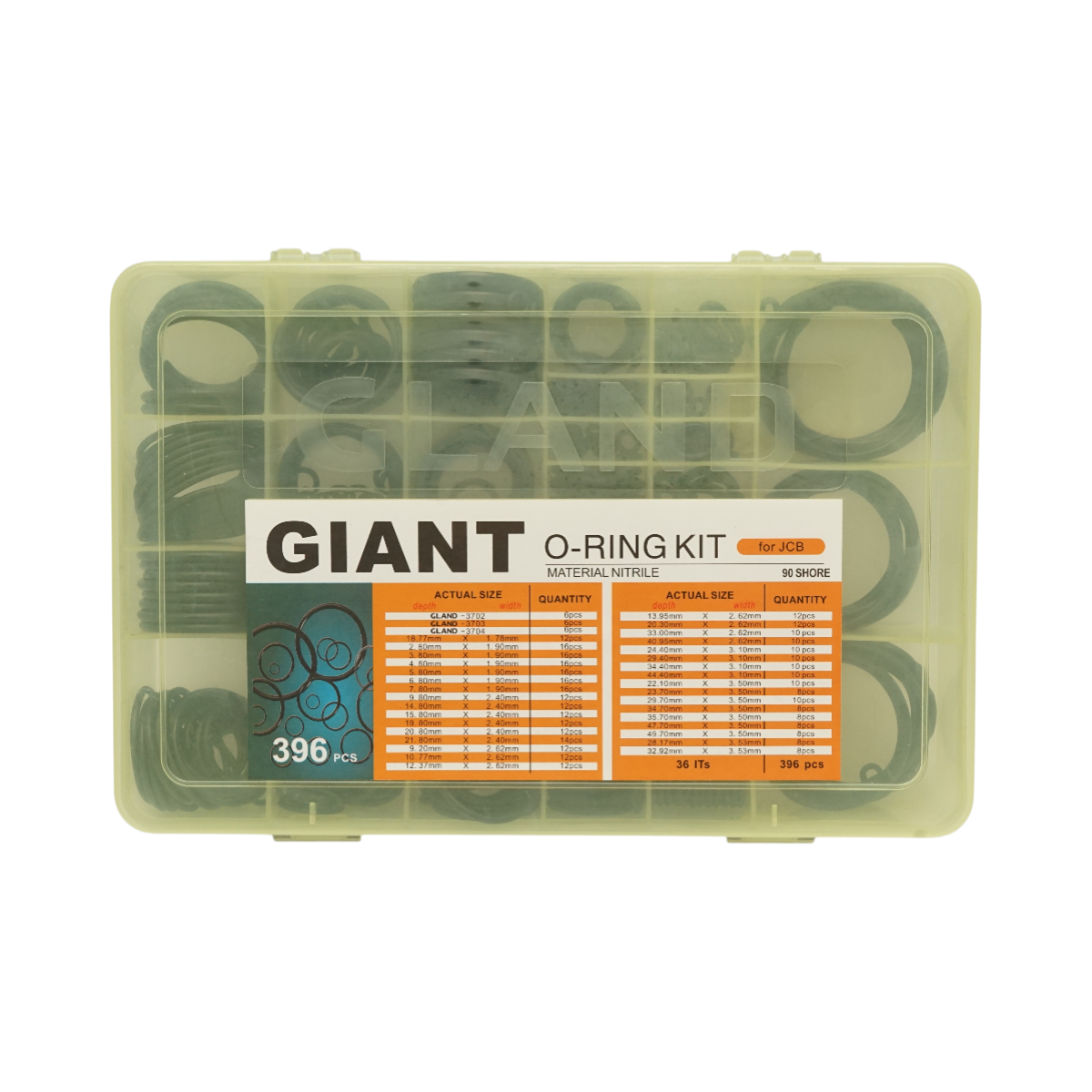 Trusa O-ring Caterpillar 396 piese - imagine 3