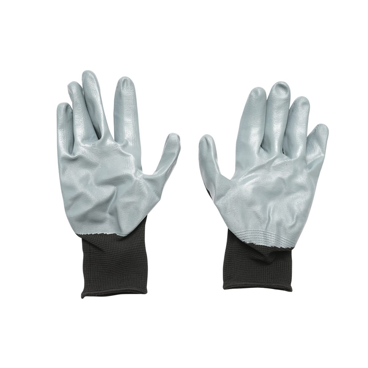 Manusi de lucru sintetice cauciucate nitrilic negru-gri marimea 10 Breckner Germany - imagine 3