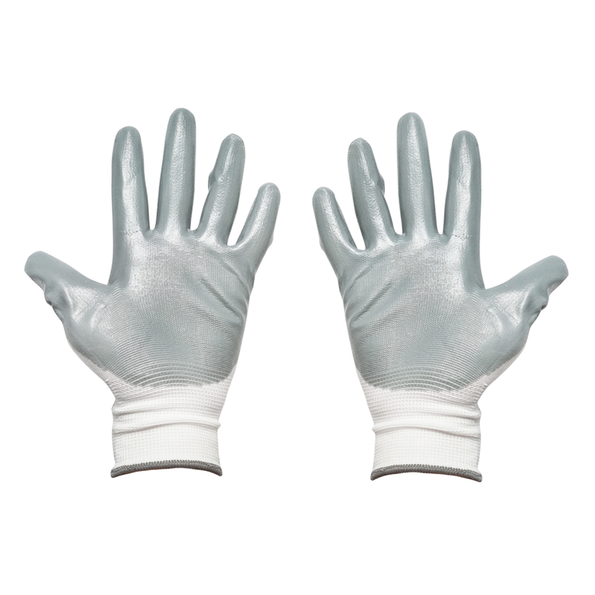 Manusi de lucru bumbac alb-gri marimea 9 Breckner Germany - imagine 3