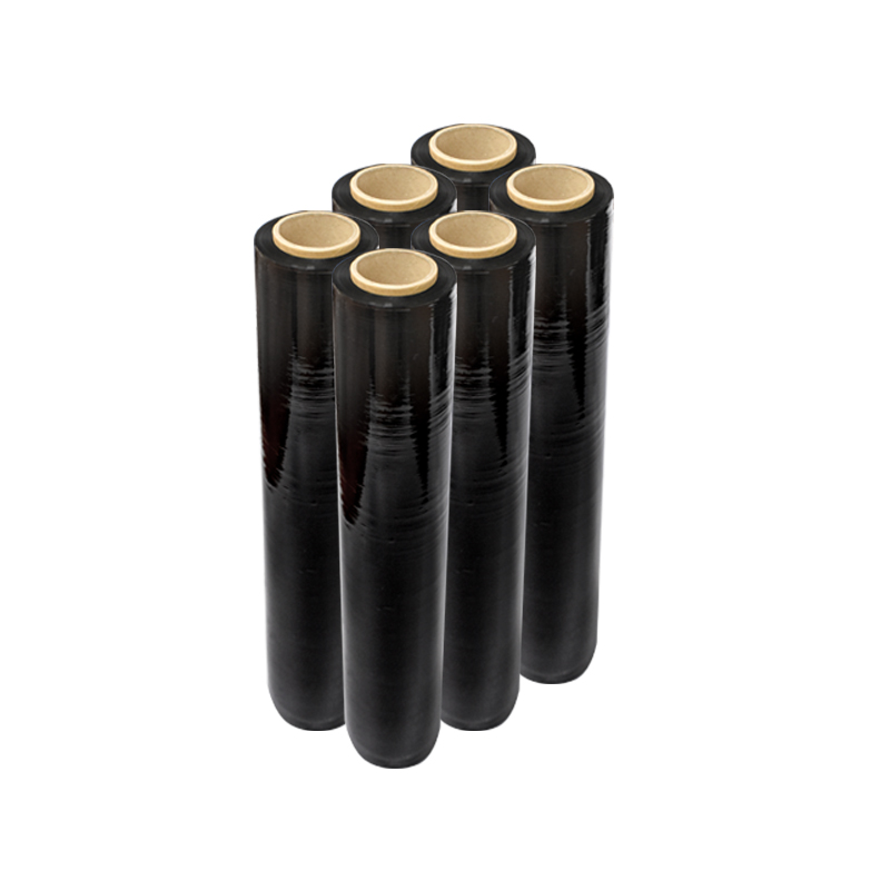 Folie stretch manuala neagra 1,65 kg 500x0,023 mm - imagine 5