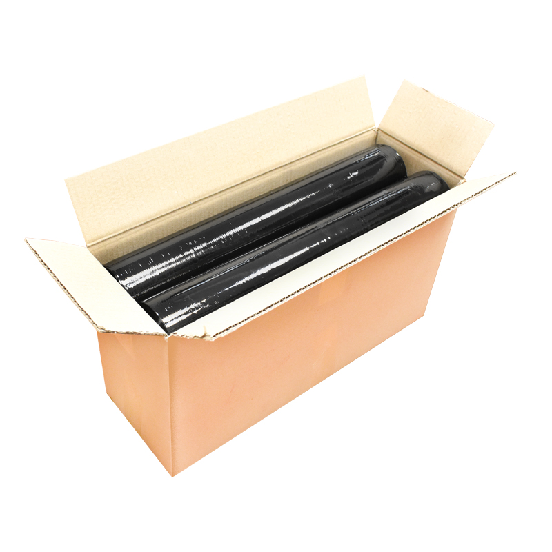 Folie stretch manuala neagra 1,65 kg 500x0,023 mm - imagine 3