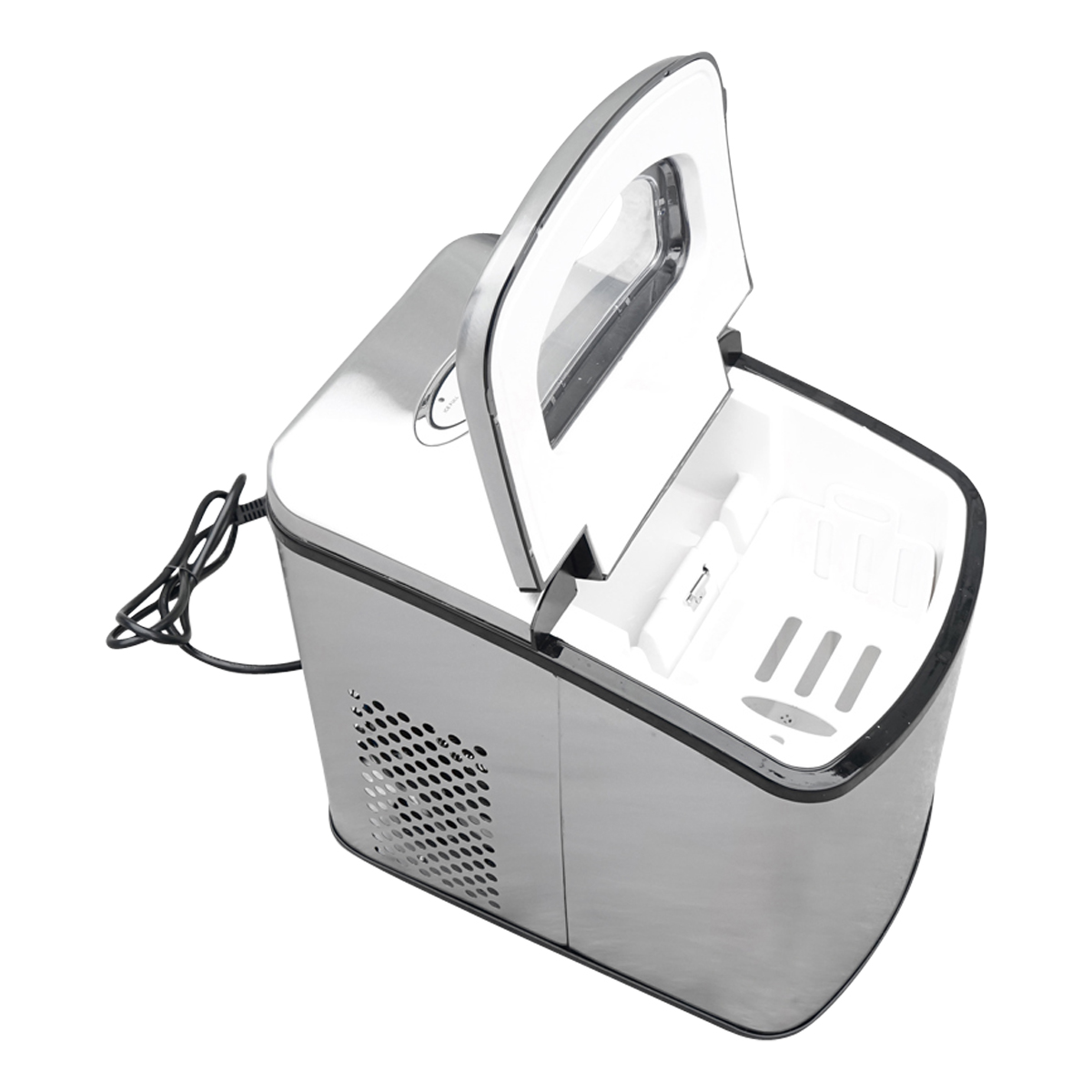 Aparat de facut gheata capacitate 1.7L 220V/150W randament 14Kg/24h 242x358x328mm Breckner Germany - imagine 2
