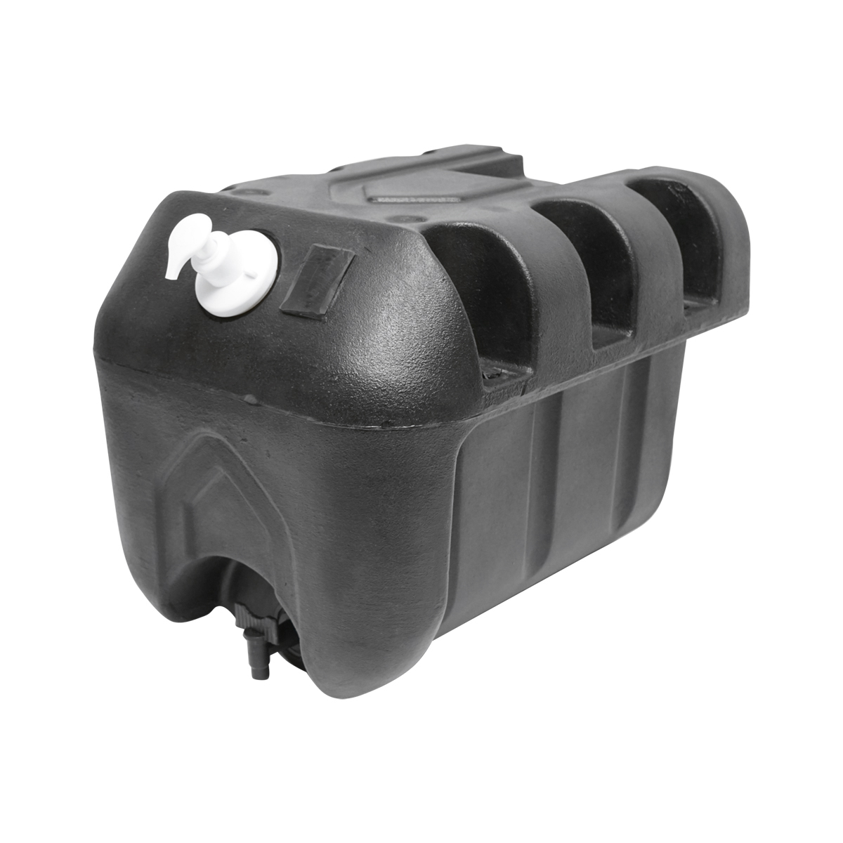 Rezervor apa 30L cu robinet si dozator de sapun 250ml. plastic negru 332x420x331 mm - imagine 7