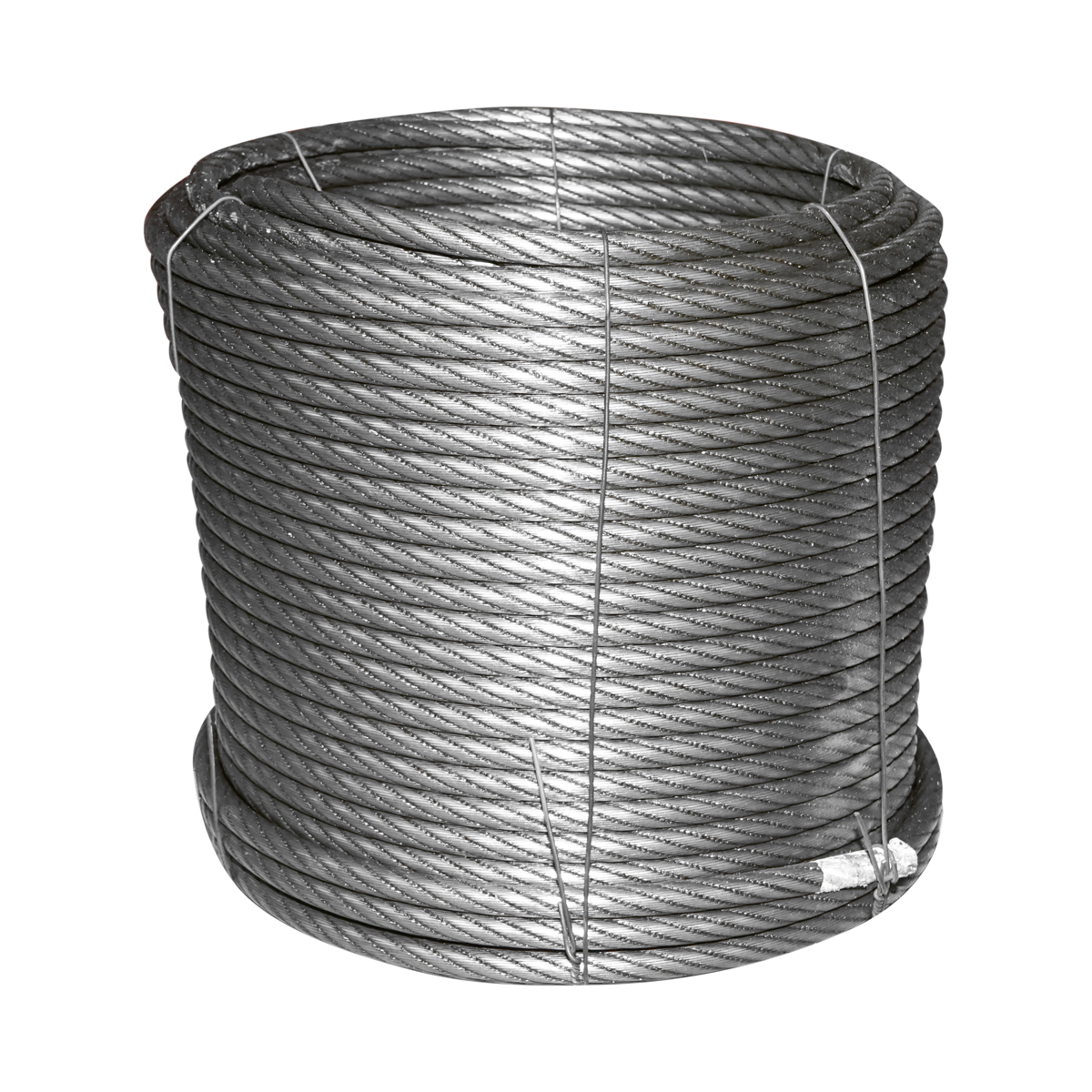 Cablu troliu otel 6x25 Ø 11mm inima metalica batut 100m/rola - imagine 3