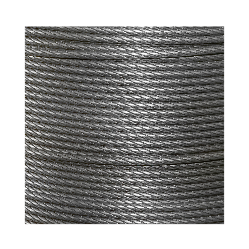 Cablu troliu otel 6x19 fi 11mm cu inima metalica 250m/rola batut 0,7kg/1m - imagine 3