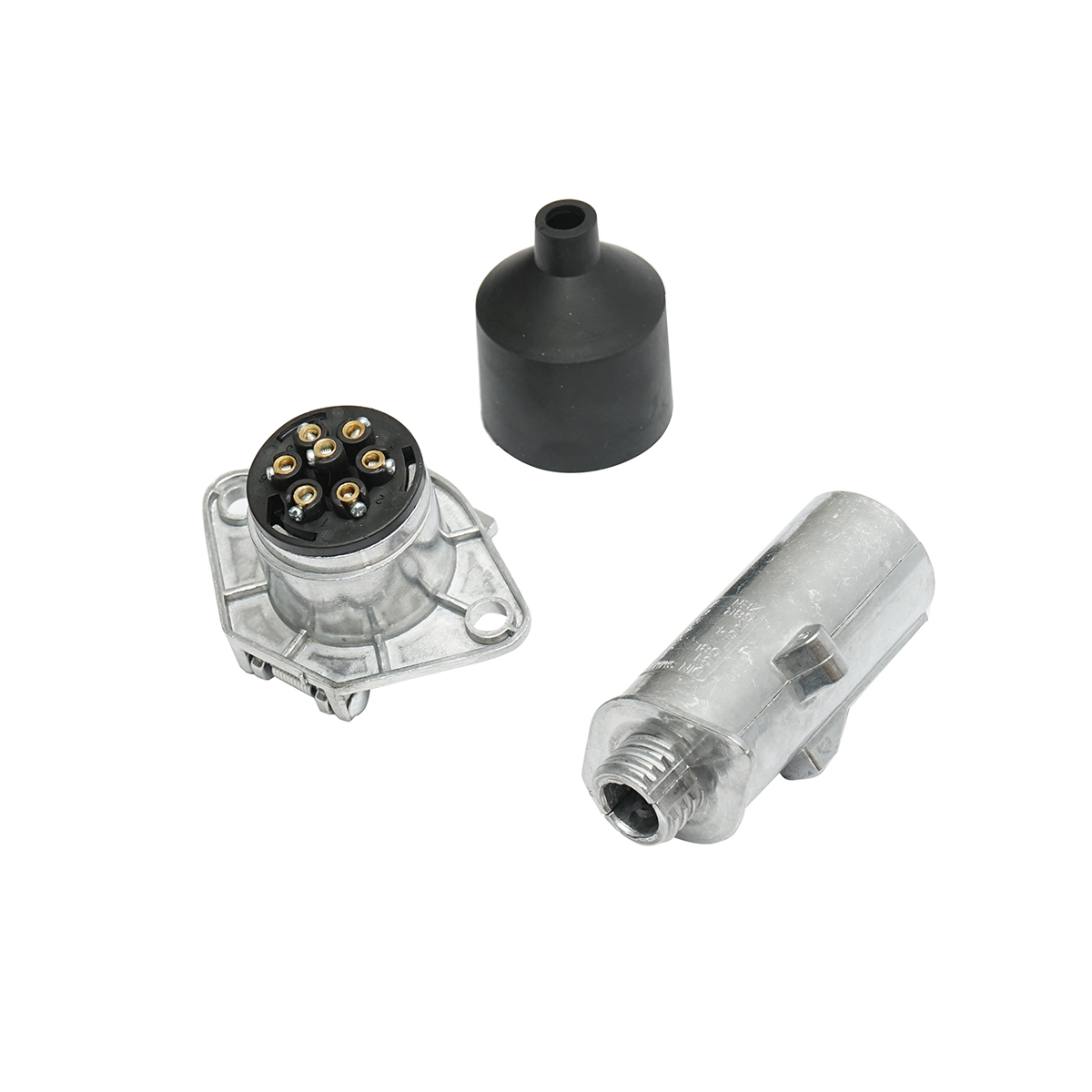 Fisa cu priza pentru remorca 24V metalica cu 7 pini - imagine 2