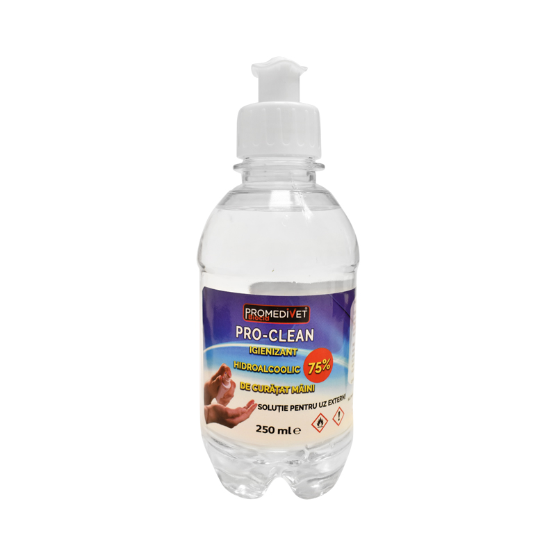 Igienizant pentru curatarea mainilor Pro-Clean 250ml dezinfectant