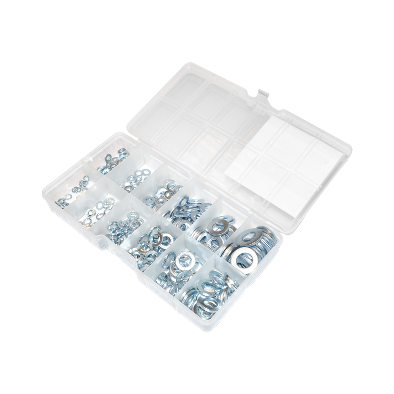Trusa saibe M4, M5, M6,  M8, M10, M12 DIN125/DIN127 350 piese Breckner Germany