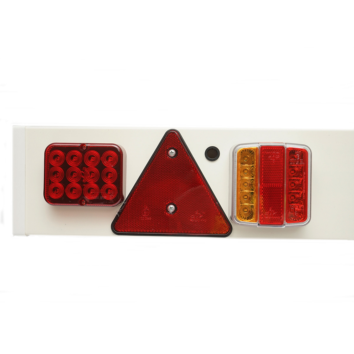 Bara remorca 1220mm, 2x lampa LED, 1x lampa ceata LED, 2x triunghi reflectorizant, cablu 6m si priza 7 pini 12/24V - imagine 3