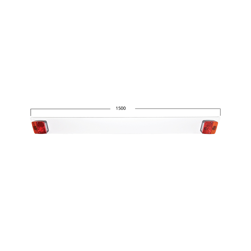 Bara remorca 1500mm, 2 lampi, cablu 6m, priza 7pini 12V - imagine 4