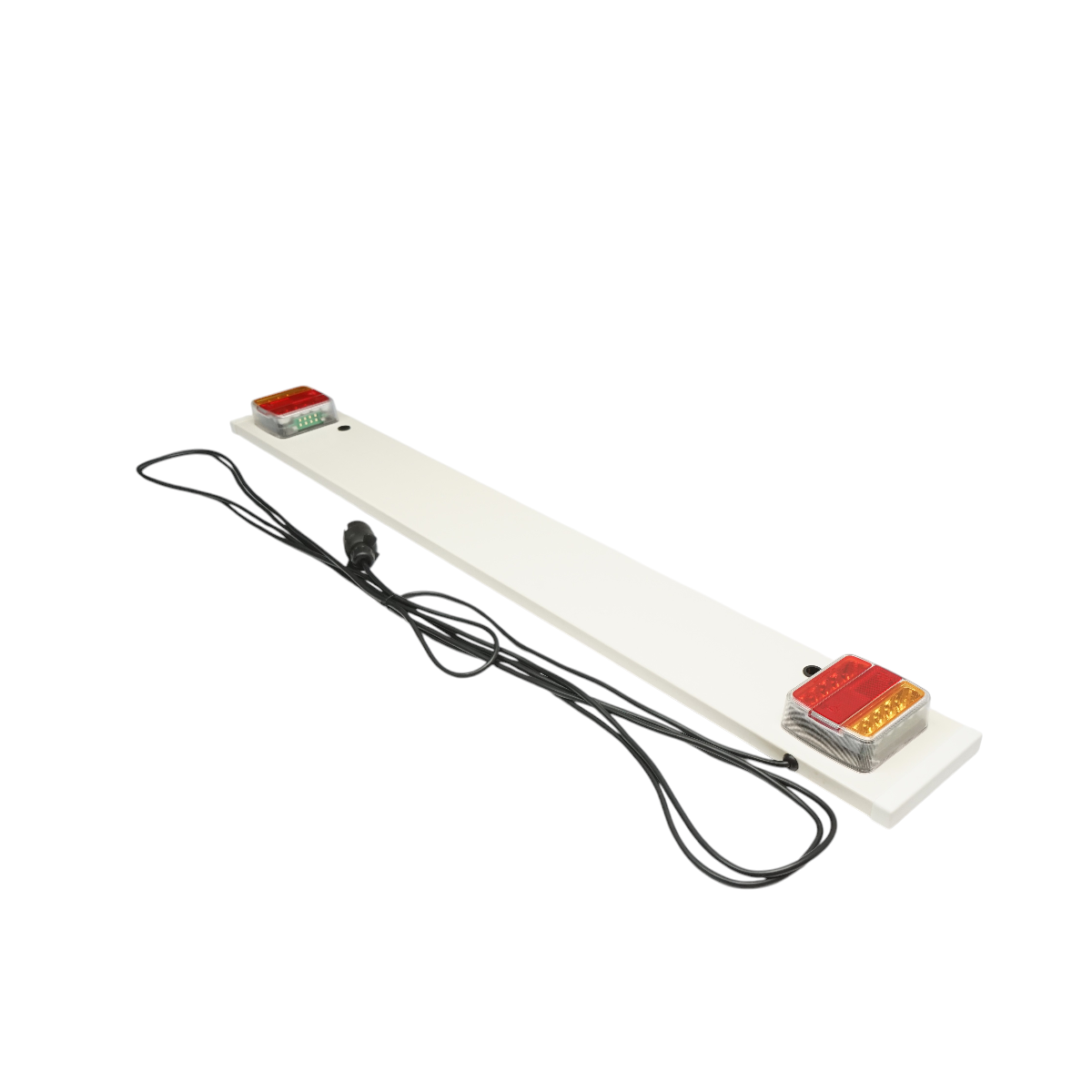 Bara remorca 1200mm, 2x lampa LED, cablu 6m, priza 7pini 12/24V - imagine 3