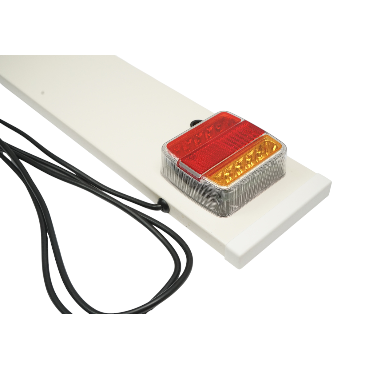 Bara remorca 1200mm, 2x lampa LED, cablu 6m, priza 7pini 12/24V - imagine 4