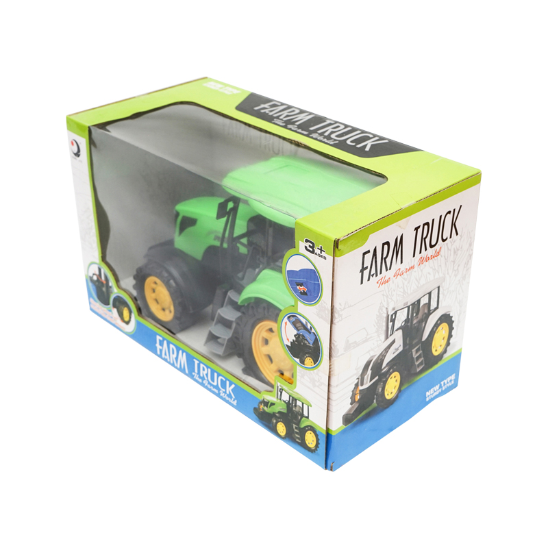 Jucarie tractor verde Super Farm - imagine 8