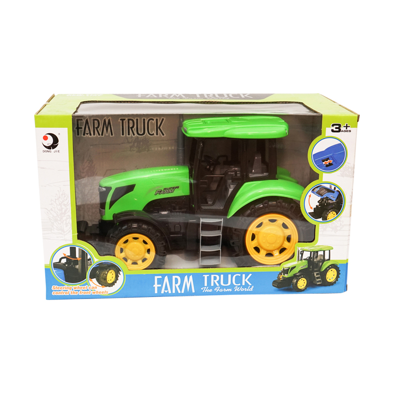 Jucarie tractor verde Super Farm - imagine 7