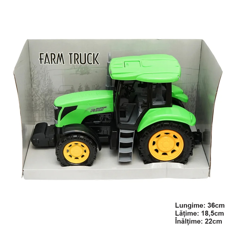 Jucarie tractor verde Super Farm