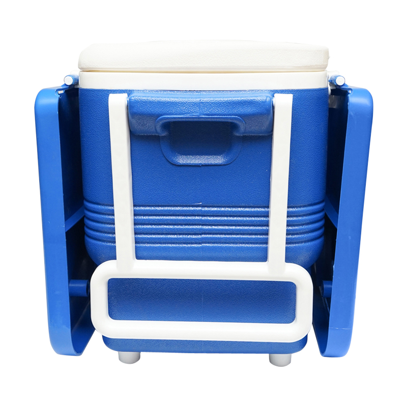 Lada frigorifica pentru picnic 45L albastra cu masa 610x405x445mm  Breckner Germany - imagine 7