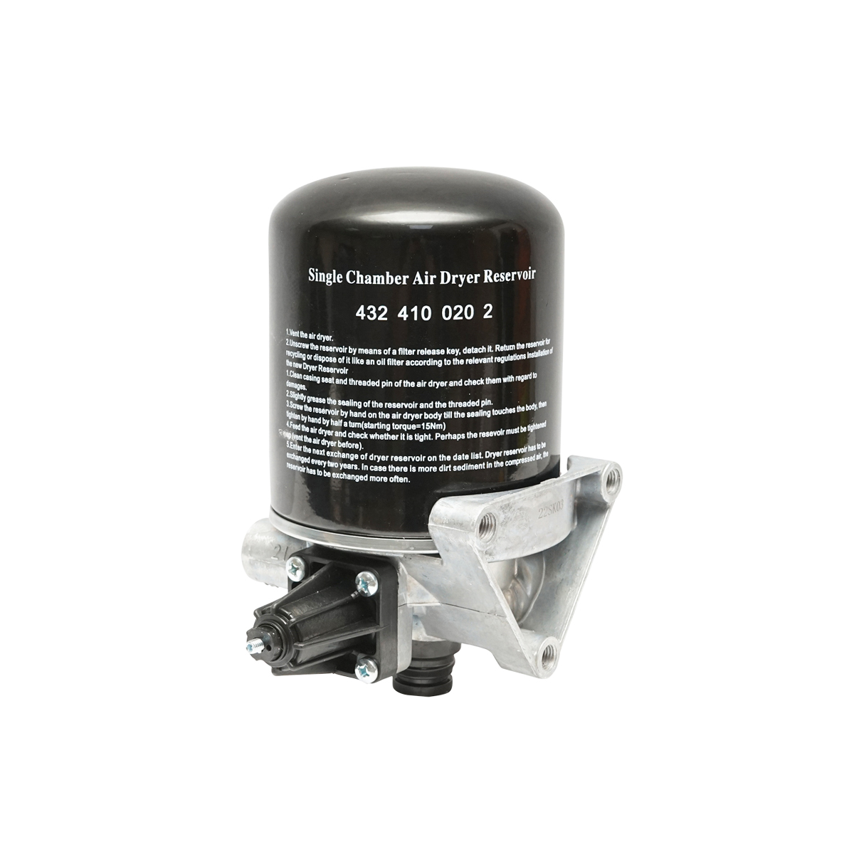 Uscator de aer pentru Volvo DAF IVECO MAN WABCO 4324101020 - imagine 2