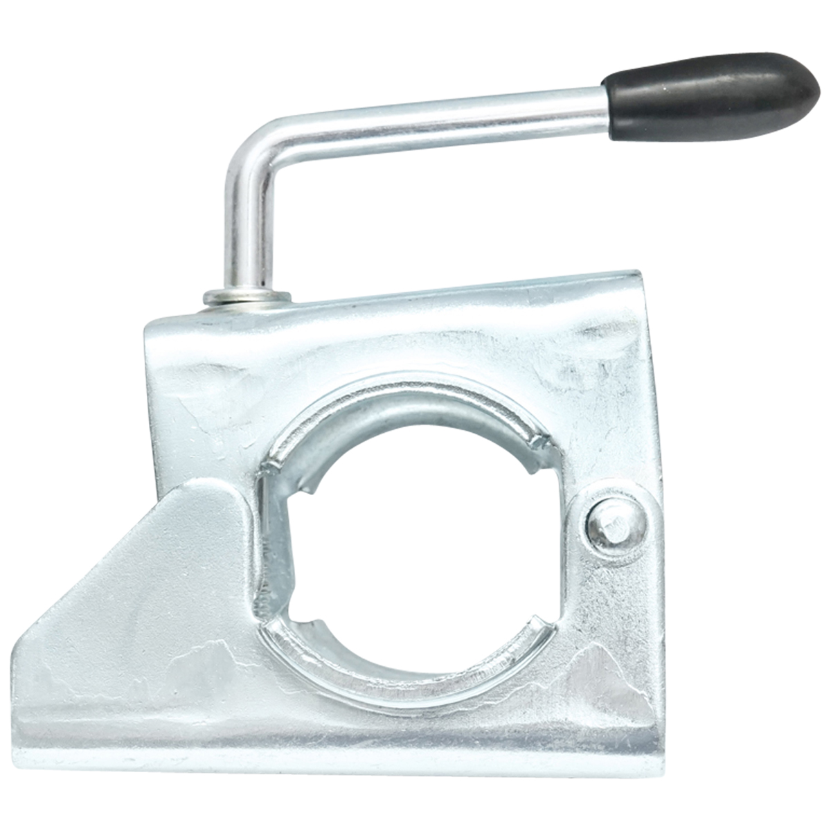 Clema suport pentru roata de sprijin remorca tija exterioara 60mm Breckner Germany - imagine 2