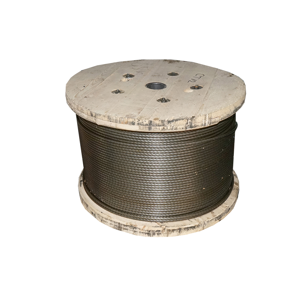 Cablu troliu otel 6x19 Ø 12mm cu inima metalica 1000m/rola batut