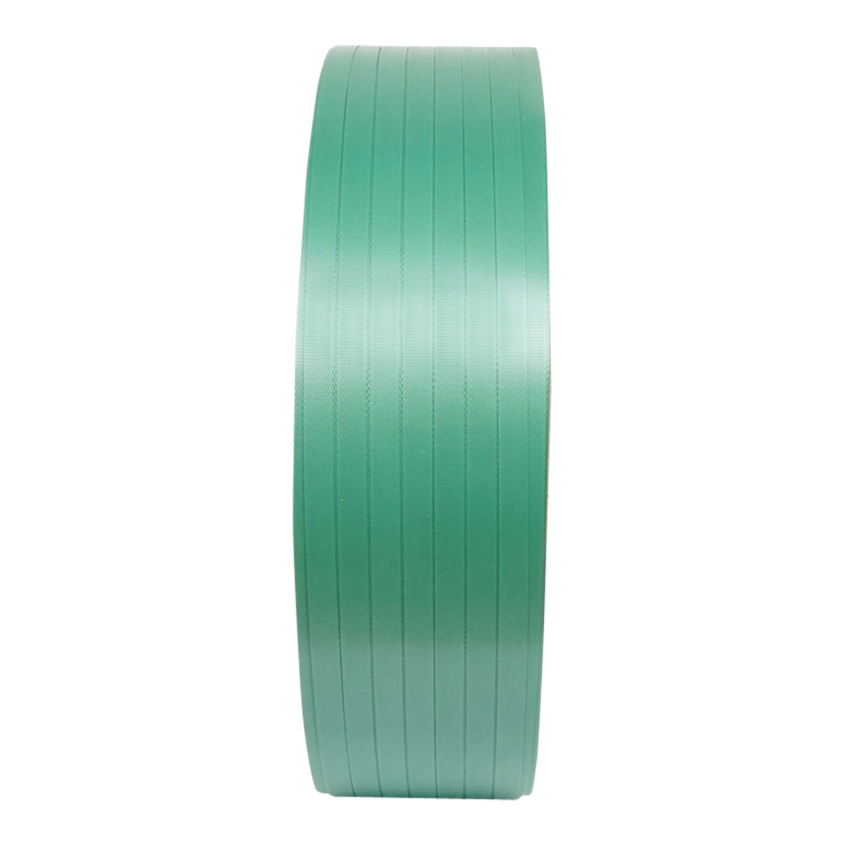 Banda de legat PET poliester, 19x0,8mm, verde, rola 1000m Breckner Germany - imagine 2