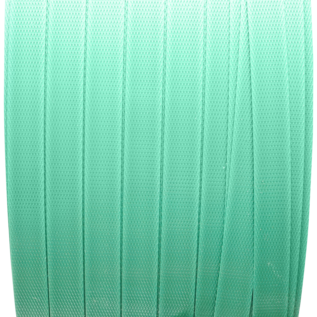 Banda de legat PET poliester, 19x1mm, verde, rola 1000m Breckner Germany - imagine 3