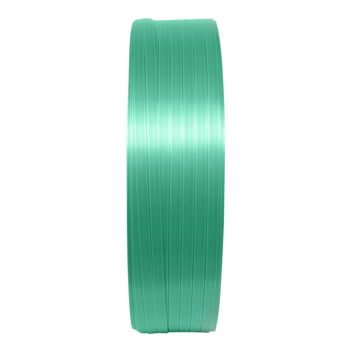 Banda de legat PET poliester, 19x1mm, verde, rola 1000m Breckner Germany - imagine 2
