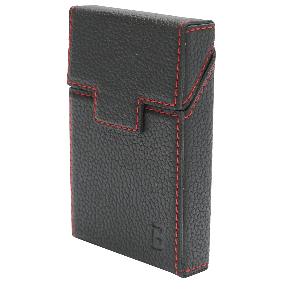 Husa neagra din piele pentru pachet de tigari P24 Breckner