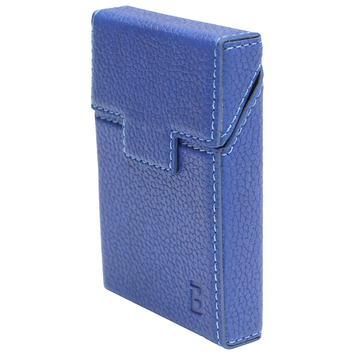 Husa albastra din piele pentru pachet de tigari P24 Breckner