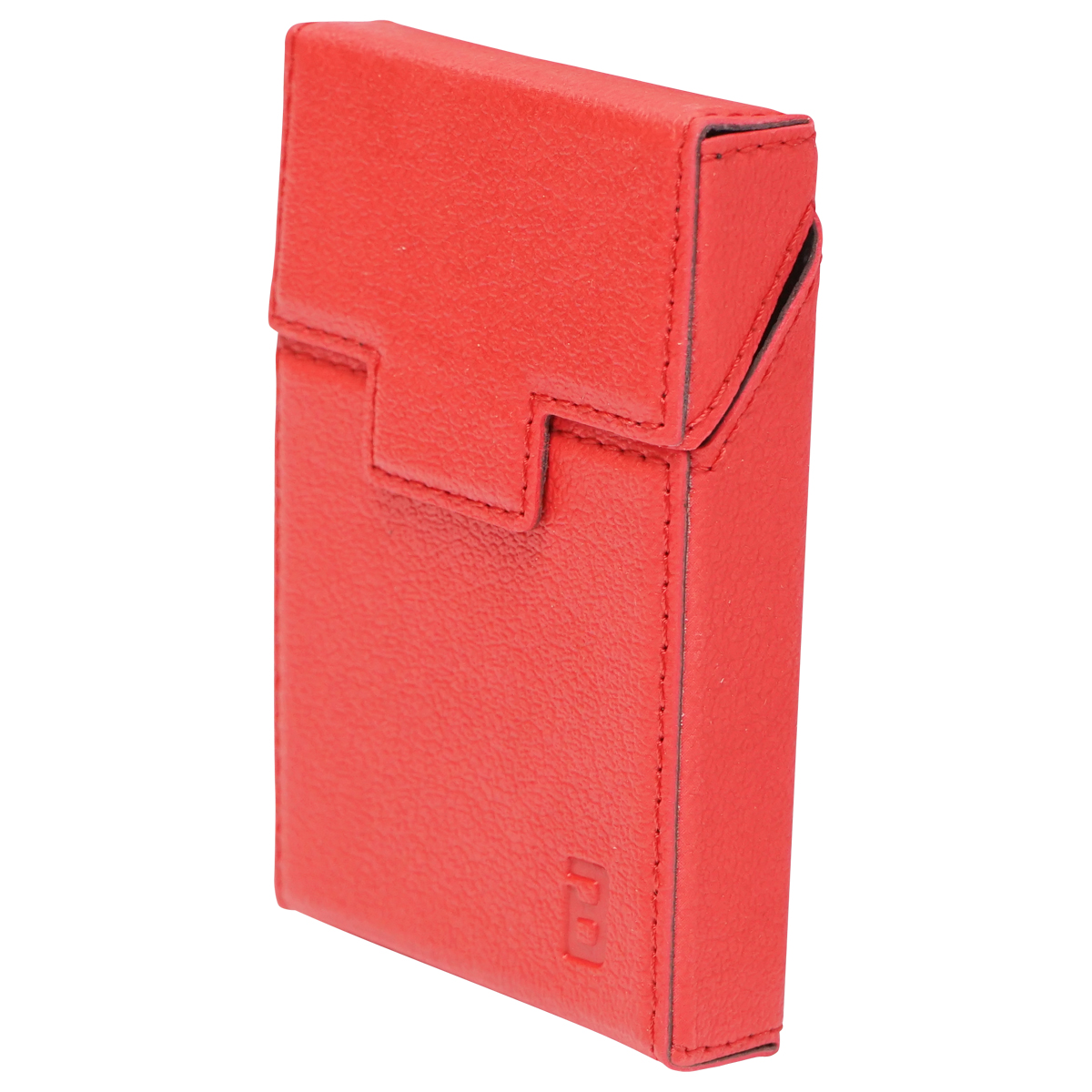 Husa rosie din piele pentru pachet de tigari P24 Breckner