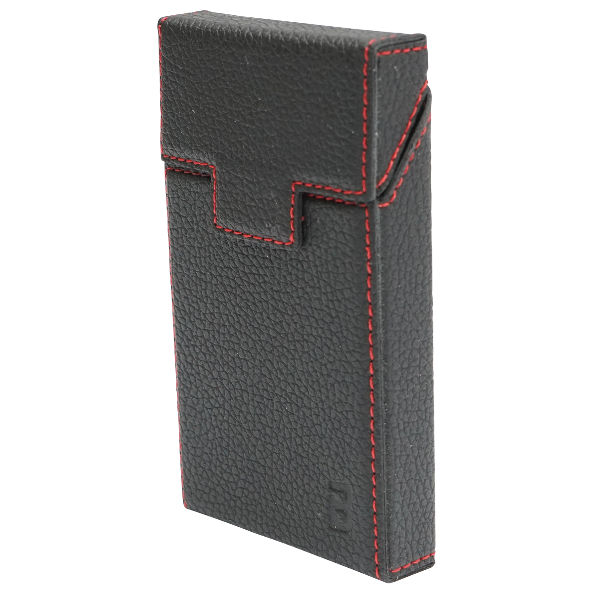 Husa neagra din piele pentru pachet de tigari P34 Breckner