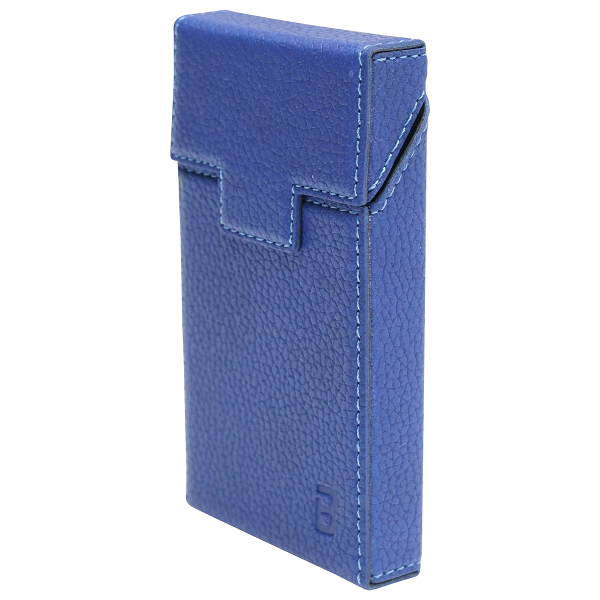 Husa albastra din piele pentru pachet de tigari P34 Breckner