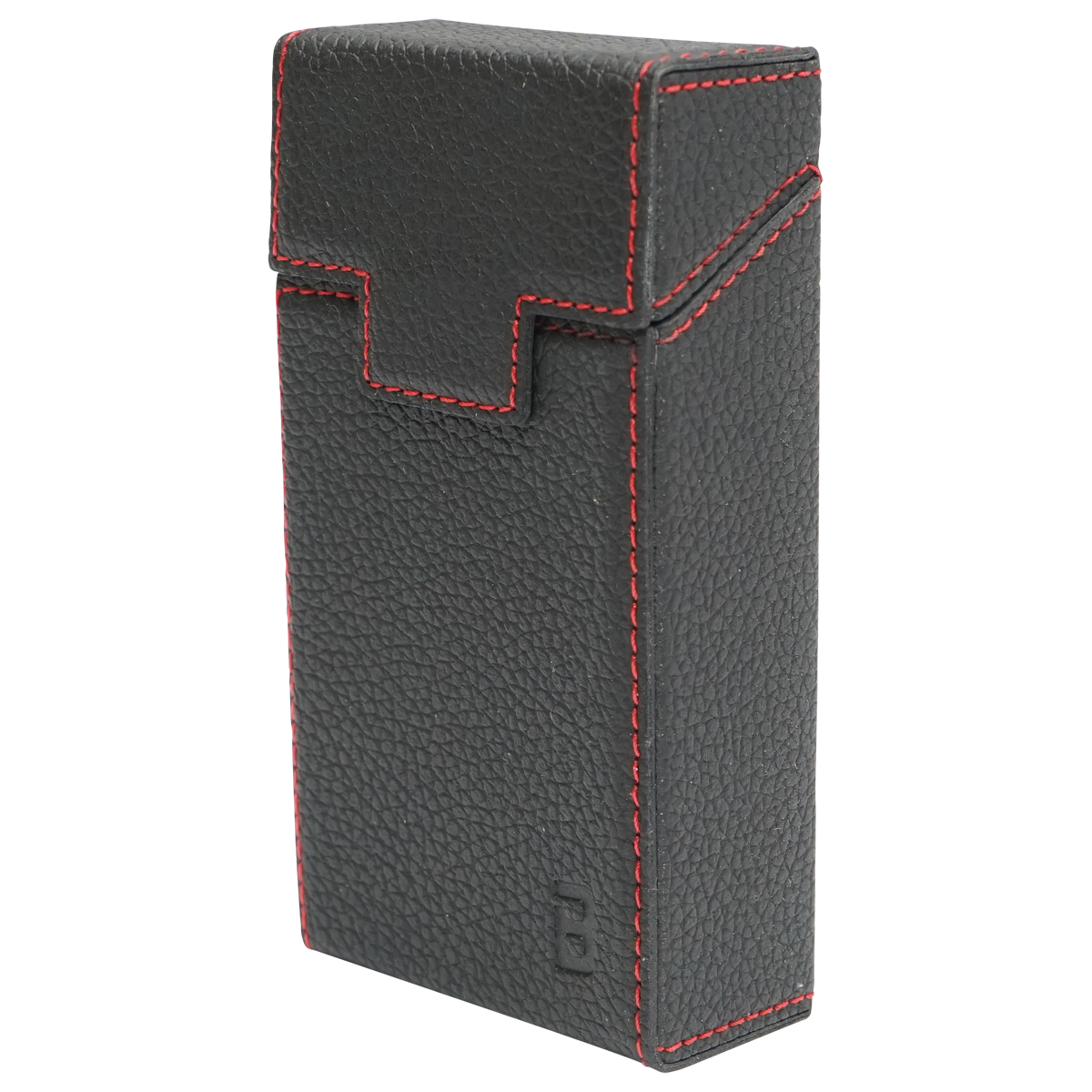 Husa neagra din piele pentru pachet de tigari P21 Breckner