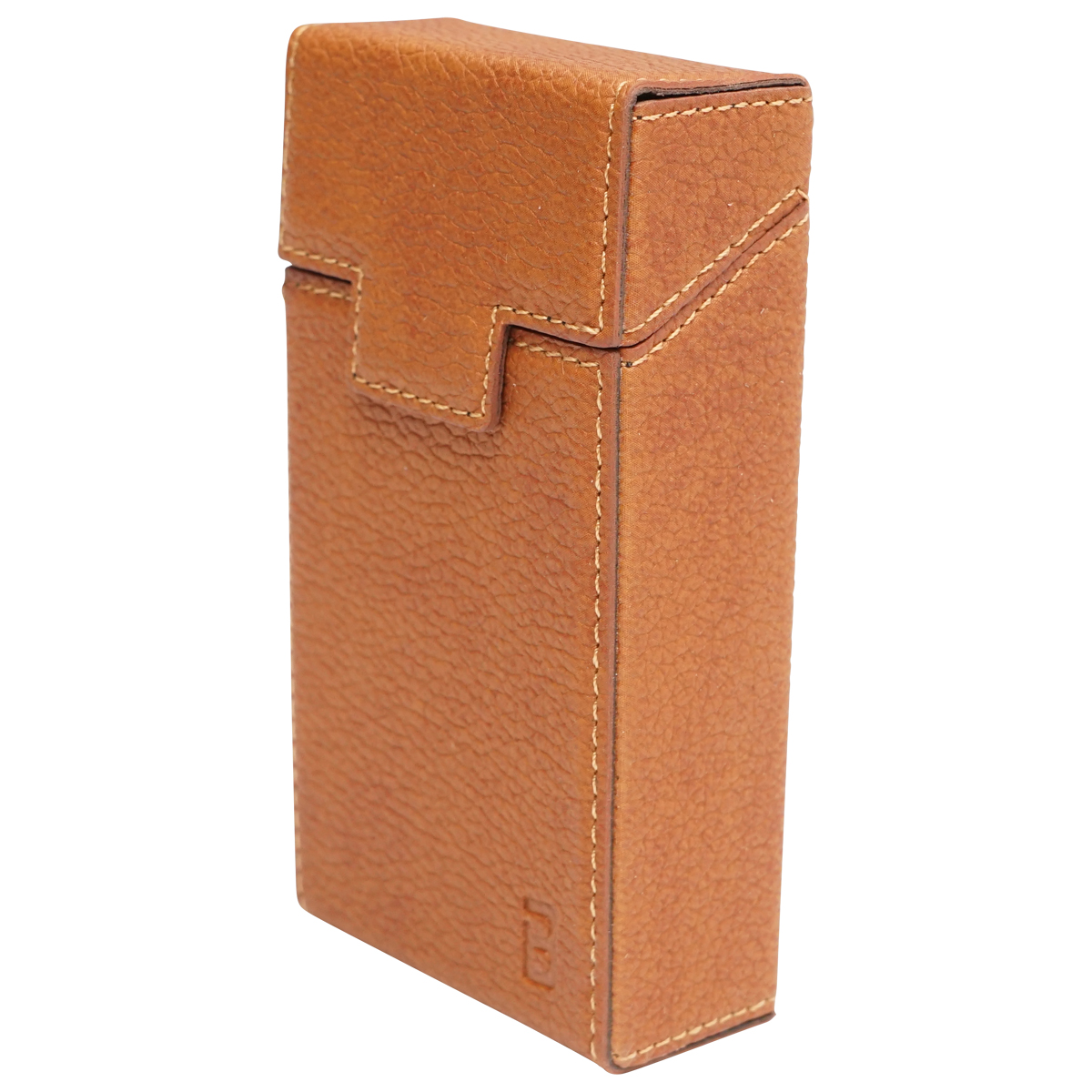 Husa maro din piele pentru pachet de tigari P21 Breckner