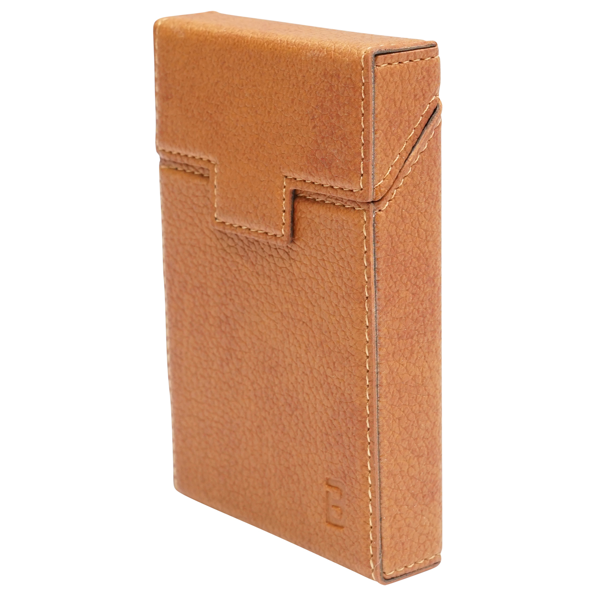 Husa maro din piele pentru pachet de tigari P27 Breckner
