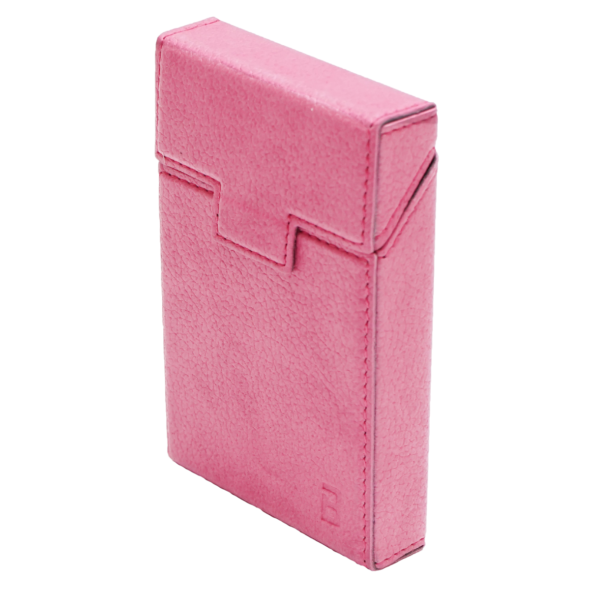 Husa roz din piele pentru pachet de tigari P27 Breckner