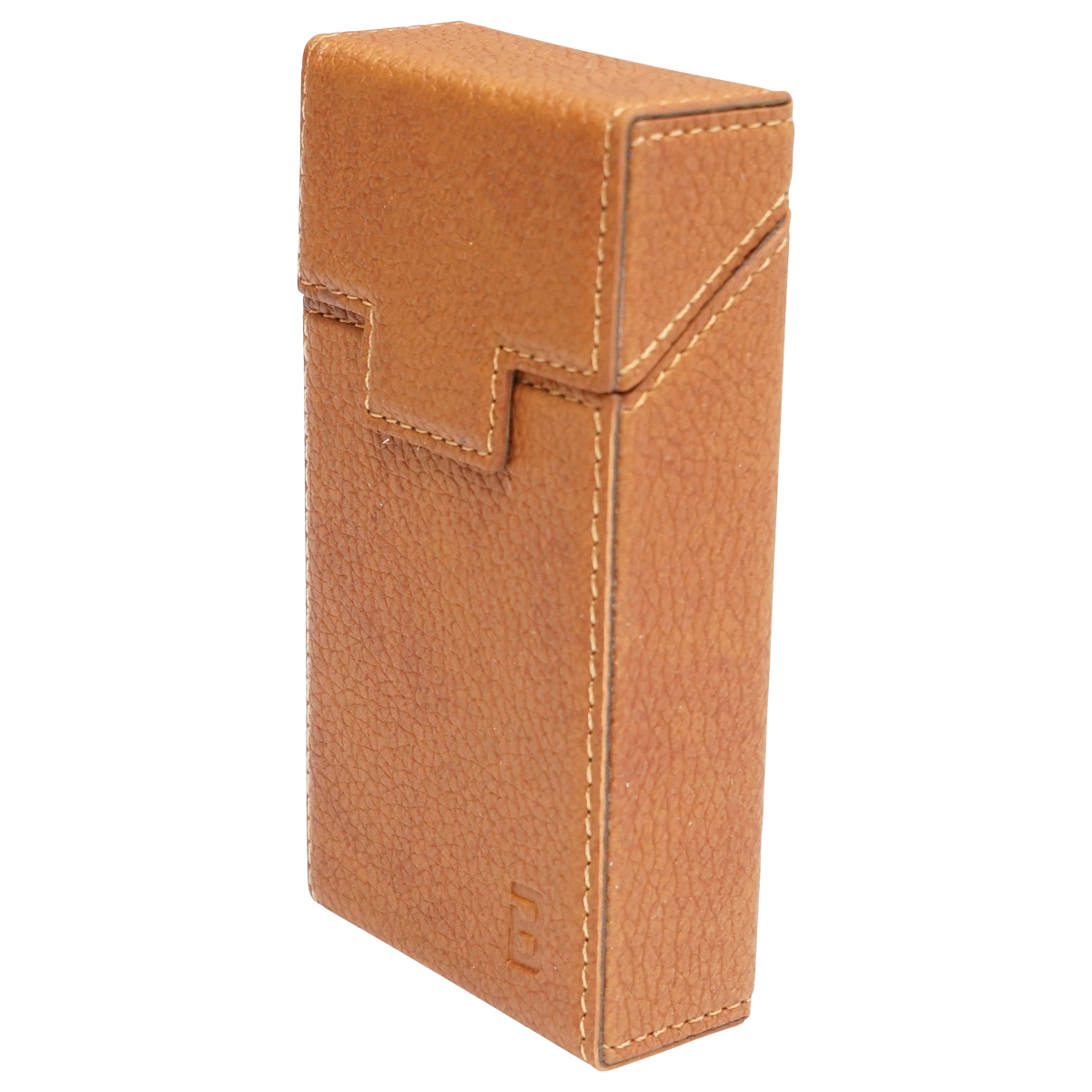 Husa maro din piele pentru pachet de tigari P25 Breckner