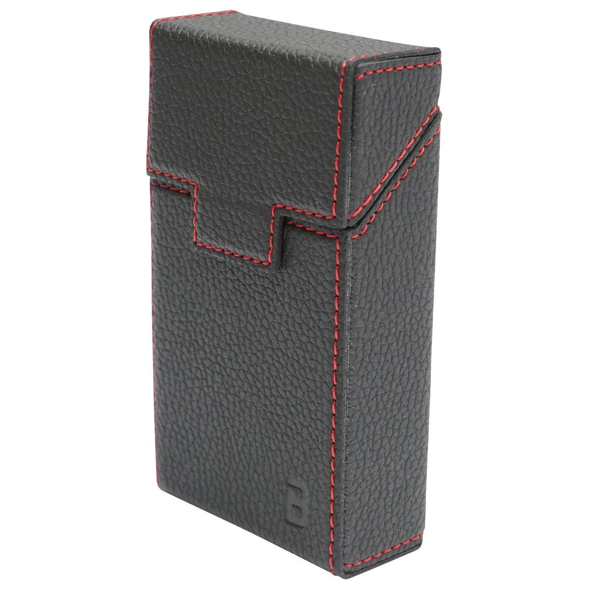 Husa neagra din piele pentru pachet de tigari P20 Breckner